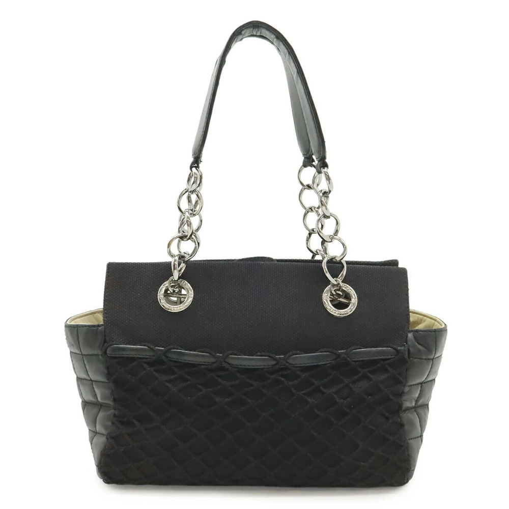 CHANEL Black Leather Tote Bag - Picture 2 of 10